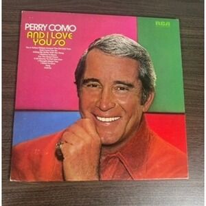 Perry Como  And I Love You So LP RCA Victor APL1-0100 Stereo Vinyl Record
